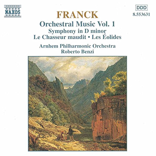 CD cover for Franck orchestral music, featuring a mountain landscape.