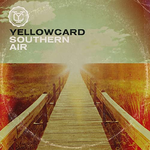 Yellowcard’s “Southern Air” CD cover: a wooden bridge into a bright sky.