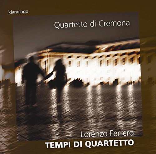 CD cover: Quartetto di Cremona, Lorenzo Ferrero, blurred city scene.