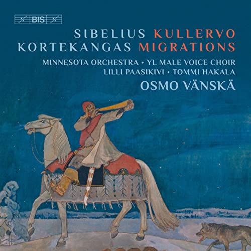 CD cover: illustration of a rider on horseback with a wolf.