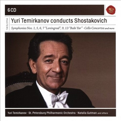CD cover featuring conductor Yuri Temirkanov’s portrait and text details.
