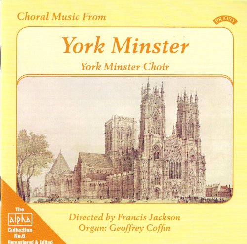 CD cover for "Choral Music From York Minster" featuring the cathedral.