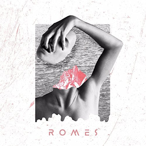 CD cover with fragmented collage of a body and landscape.