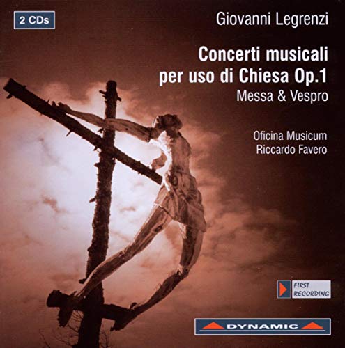 CD cover for Legrenzi’s “Concerti Musicali” featuring a crucifix image.