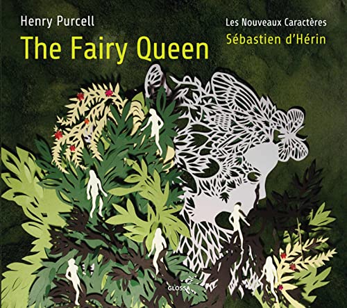 CD cover for Henry Purcell’s “The Fairy Queen” with fantastical foliage.