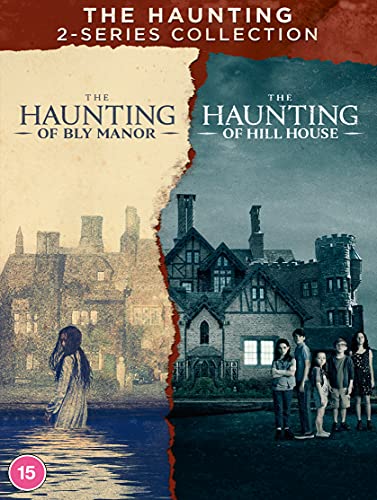 DVD cover for "The Haunting of Bly Manor" and "Hill House" series.