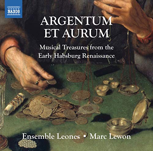 CD cover with hands arranging gold and silver coins on a table.