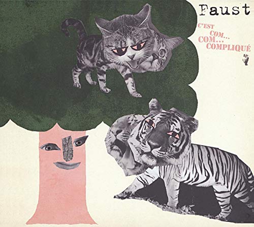 CD cover: surreal collage of a cat, tiger, and human face.
