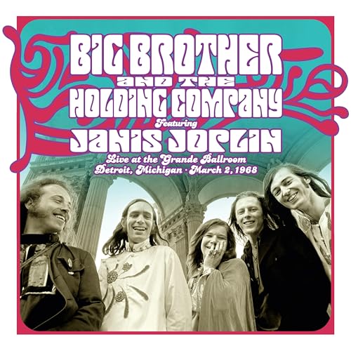 Big Brother & The Holding Company album cover with Janis Joplin and band.