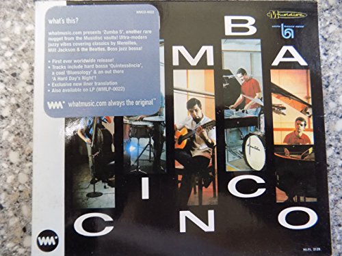 CD cover for “Zumba Cinco” featuring musicians in black and white.