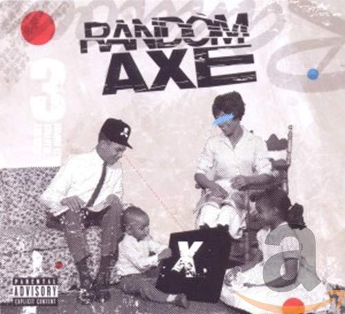 CD cover for Random Axe with a family portrait and bold text.