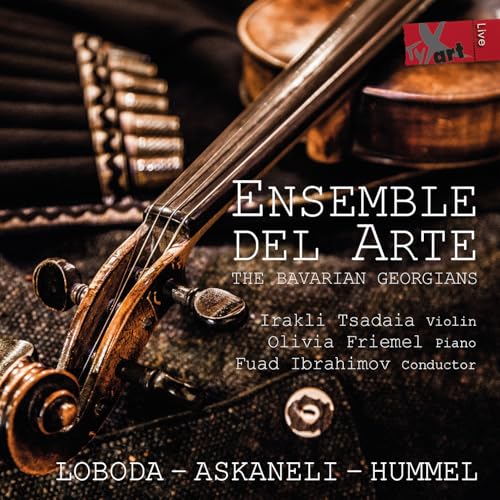 CD cover featuring a violin, accordion, and text: Ensemble Del Arte.