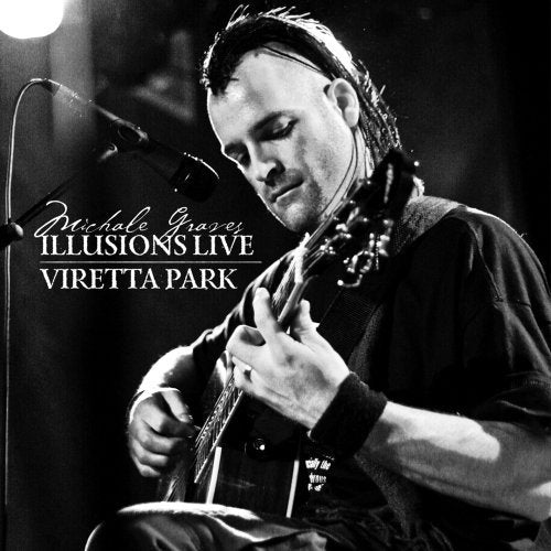 Black and white album cover featuring Michale Graves playing guitar.