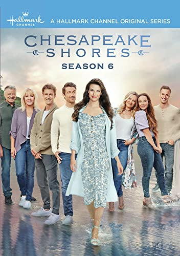 Chesapeake Shores" Season 6 DVD cover with a group of people on a beach.