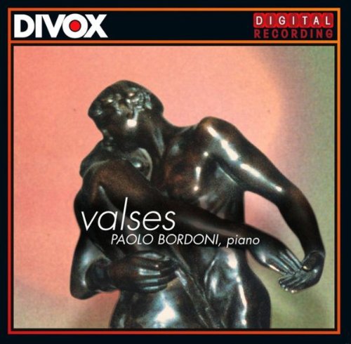 CD cover: bronze sculpture of embracing figures, text "Paolo Bordoni, piano".