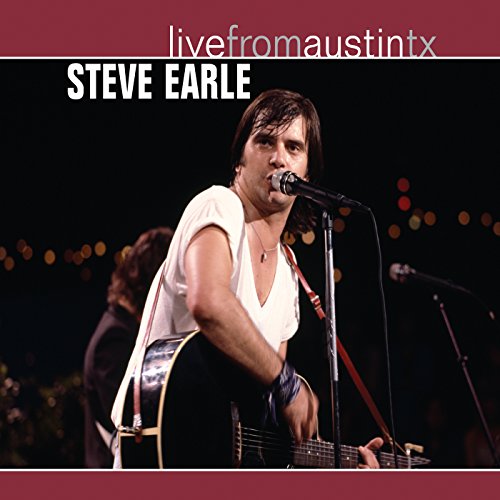 CD cover featuring Steve Earle performing live with a guitar.