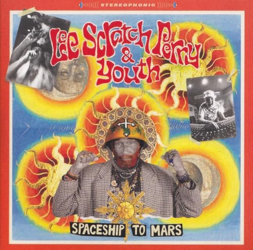 CD cover for Lee Scratch Perry & Youth’s “Spaceship To Mars” album.