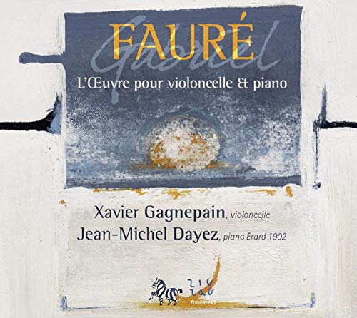 CD cover for Fauré's cello works by Gagnepain and Dayez.
