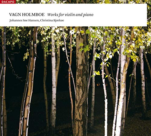 CD cover with a forest of birch trees and text details.