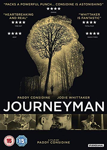 DVD cover for “Journeyman” featuring a man’s head filled with a forest scene.