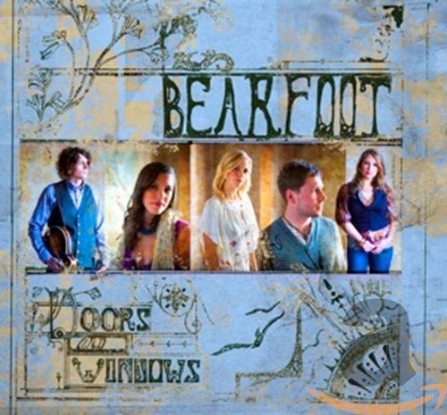 CD cover for Bearfoot’s “Doors & Windows” featuring five people.