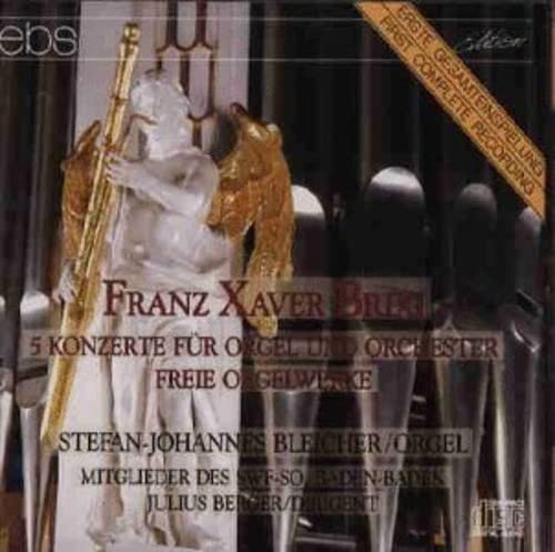 CD cover: statue with organ pipes, text "Franz Xaver Brixi" and musicians’ names.