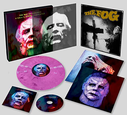 Deluxe vinyl box set honoring John Carpenter with artwork and records.