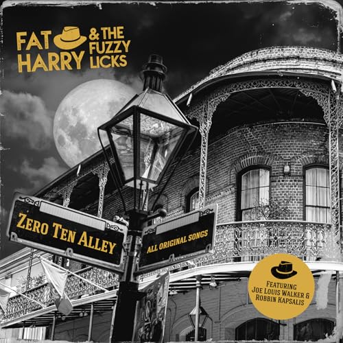 CD cover for “Zero Ten Alley” by Fat Harry & The Fuzzy Licks.