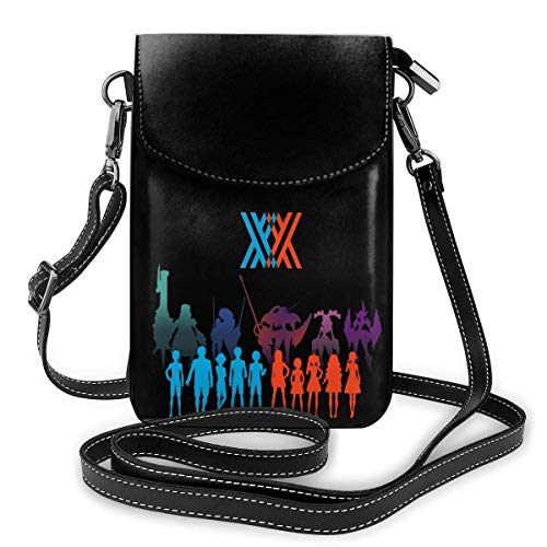 Black phone wallet bag with colorful "To Kill A Mockingbird" artwork.