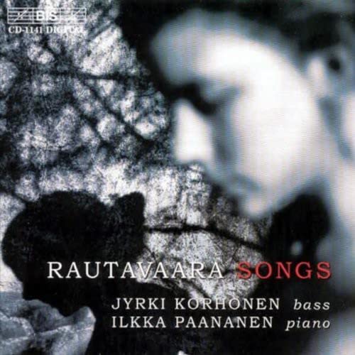 CD cover for “Rautavaara: Songs” featuring abstract, textured imagery.