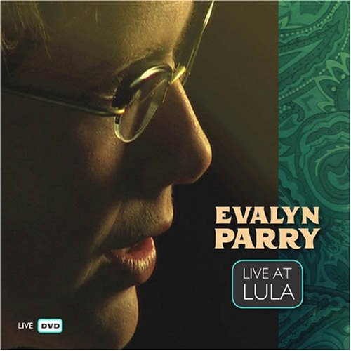 DVD cover featuring Evalyn Parry in profile, with teal patterned background.