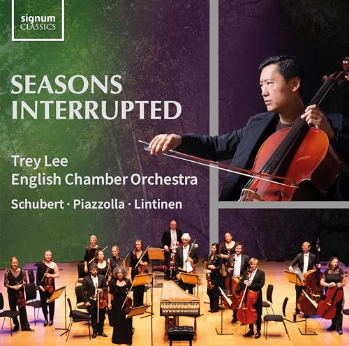 CD cover featuring cellist Trey Lee and the English Chamber Orchestra.