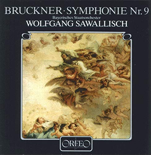 CD cover for Bruckner’s Symphony No. 9 featuring a classical painting.