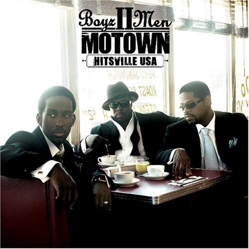 Boyz II Men album cover featuring three men at a diner.