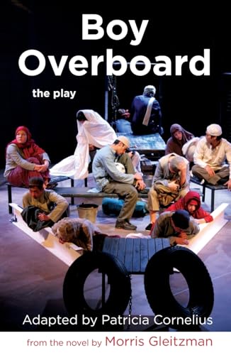 Play cover featuring a group of people seated on a makeshift raft.
