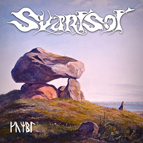 Album cover for Svartsot - Kumbl, featuring a stone dolmen landscape.