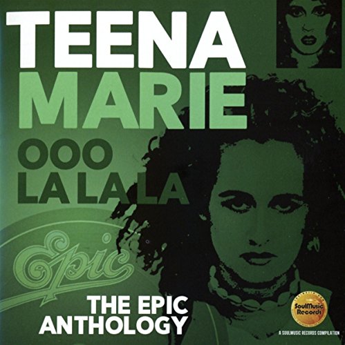 CD cover for Marie Teena’s “Ooo La La La” anthology, green background.