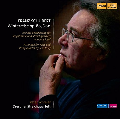 CD cover featuring a close-up portrait of singer Peter Schreier.