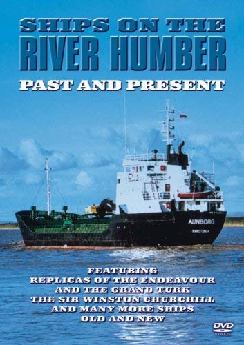 DVD cover for “Ships on the River Humber,” featuring a cargo ship.