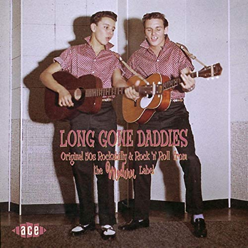 CD cover: two young men with guitars in 1950s style.