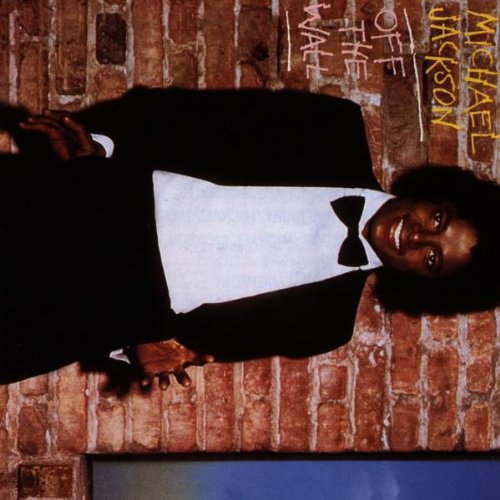 Michael Jackson album cover, "Off the Wall," showing him in a tuxedo.