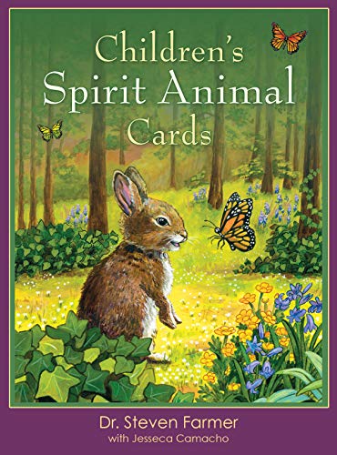 Card deck cover featuring a rabbit, butterfly, and forest scene.