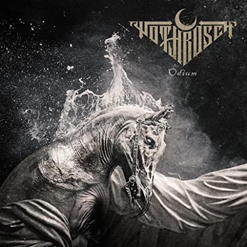 CD cover for Wothrosch’s “Odium” featuring a skeletal horse head.