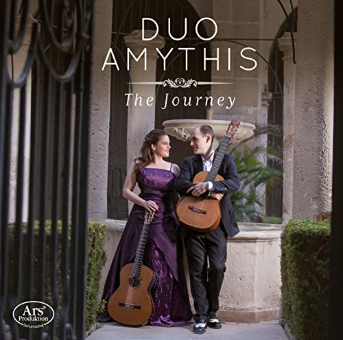 CD cover featuring two musicians with guitars in a garden setting.