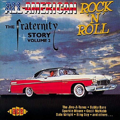 CD cover: red classic car, blue sky, "All American Rock 'n' Roll" text.