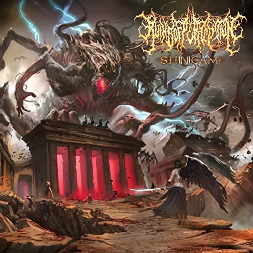 CD cover: dark fantasy art with a grim reaper and ruined temple.