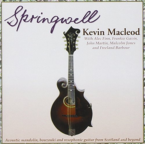 CD cover for Kevin MacLeod’s “Springwell” featuring a mandolin.