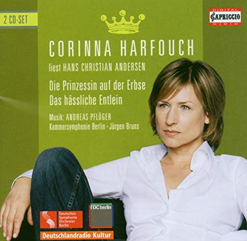 CD cover featuring Corinna Harfouch, reading Hans Christian Andersen stories.