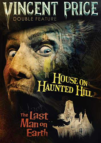 Vincent Price DVD cover featuring a haunted house and skeletal imagery.
