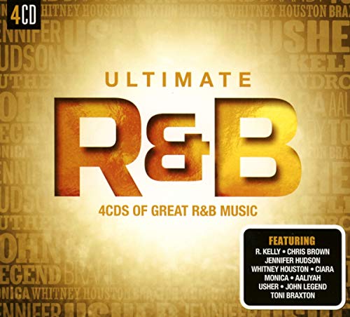 Four-CD set, "Ultimate R&B," featuring artists like Whitney Houston and Usher.